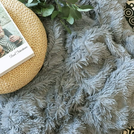 Grey, 50x60 Couch as Gift Home Decor EMME Faux Fur Throw Blanket Fuzzy Soft and Plush Shaggy Fall Throw Blankets for Bed Long Fur Solid Reversible Warm Cozy Luxurious Fluffy Blanket for Sofa Grey, 50x60 Couch as Gift Home Decor EMME Faux Fur Throw Blanket Fuzzy Soft and Plush Shaggy Fall Throw Blankets for Bed Long Fur Solid Reversible Warm Cozy Luxurious Fluffy Blanket for Sofa